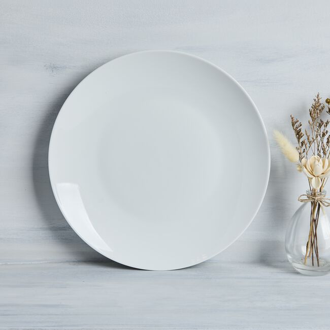 Abney & Croft White 10.5" Coupe Dinner Plate